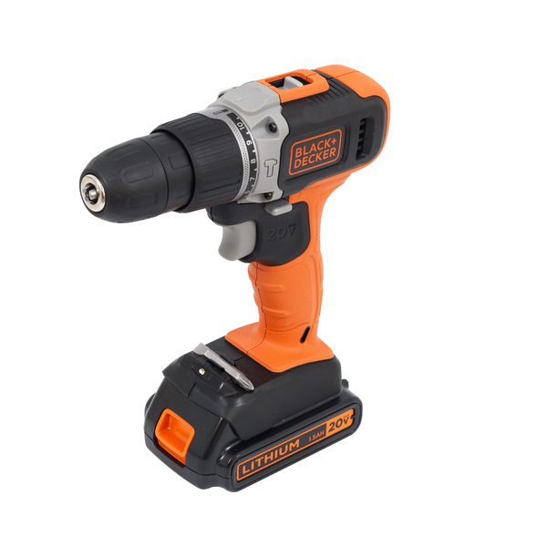 Furadeira e Parafusadeira de Impacto 20V BCD704C1-BR Black+Decker - Imagem 5