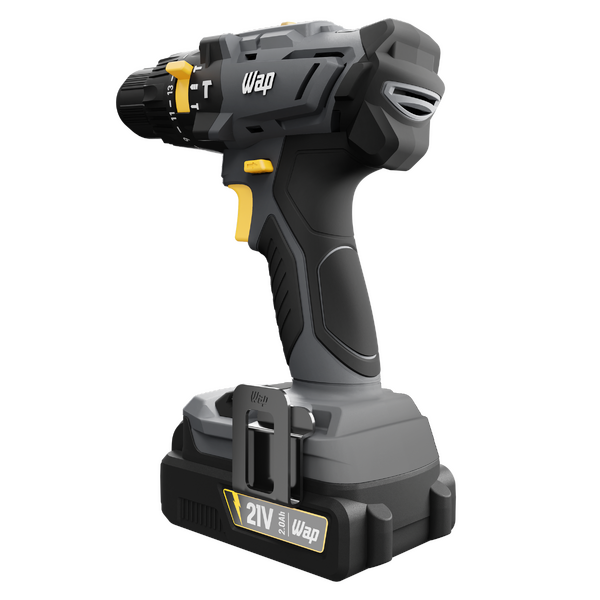Parafusadeira e Furadeira Wap com Impacto com Maleta, Carregador e Bateria 21V 3/8" Bivolt K21-ID01 - Imagem 8