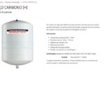 Tanque de expansão Rowa 20l horizontal Aço carbono - Imagem 2