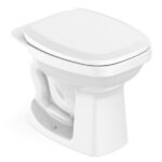 Vaso Sanitário Convencional Com Assento Like Celite Branco Brilhante