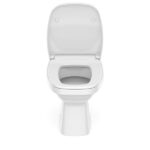 Vaso Sanitário Convencional Com Assento Queda Amortecida Art Incepa Branco Brilhante - Imagem 5