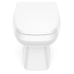 Vaso Sanitário Convencional Com Assento Soft Close City Celite Branco Brilhante - Imagem 6