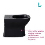 Vaso Sanitário Convencional Deca Axis P.47.94 Ébano Fosco - Imagem 4