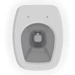 Kit Vaso Sanitário Convencional com Assento Cinza Saída Vertical Fit Plus Celite - Imagem 4