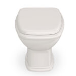 Kit Vaso Sanitário Convencional com Assento Bege Saída Vertical Fit Plus Celite - Imagem 3