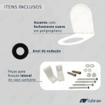 Vaso Sanitário Convencional Modelo Virentis Tubrax - VAB0030-C - Imagem 6