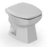 Kit Vaso Sanitário Convencional com Assento Cinza Saída Vertical Thema Incepa - Imagem 4