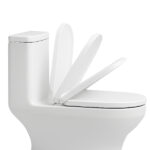 Vaso Sanitário Monobloco Branco Duplo Acionamento 3/6L Vertical Vittoria Luvia - Imagem 2