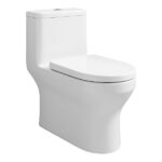 Vaso Sanitário Monobloco Branco Duplo Acionamento 3/6L Vertical Vittoria Luvia