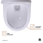 Vaso Sanitário Monobloco Caixa Acoplada Privada Taquaras Pingoo.casa - Branco - Imagem 6