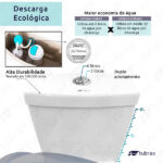 Vaso Sanitário Monobloco Completo - Caixa Acoplada Privada Nexum Vab0026 Tubrax - Imagem 3