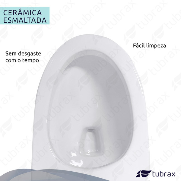 Vaso Sanitário Monobloco Completo - Caixa Acoplada Privada Nexum Vab0026 Tubrax - Imagem 5